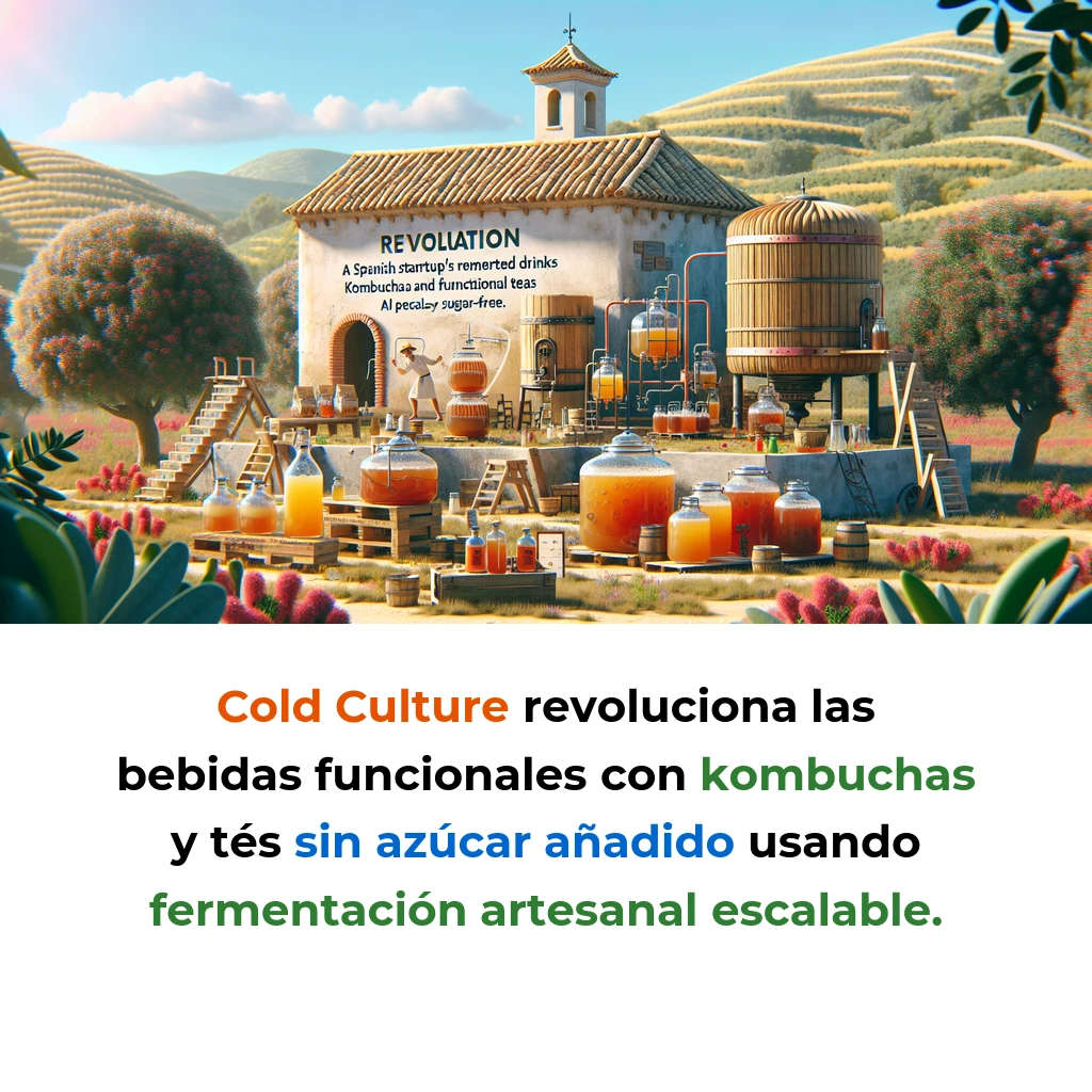 Cold Culture: La Startup Española que Está Revolucionando las Bebidas Fermentadas - Kombuchas y tés funcionales sin azúcar que están conquistando Europa con fermentación artesanal escalable - Carousel Image