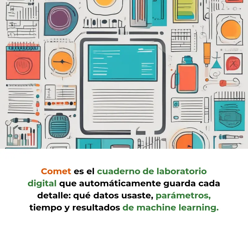 Comet: El cuaderno de laboratorio digital para equipos de inteligencia artificial - La plataforma que trae orden al caos de los experimentos de machine learning y acompaña a los modelos desde las primeras pruebas hasta producción - Carousel Image