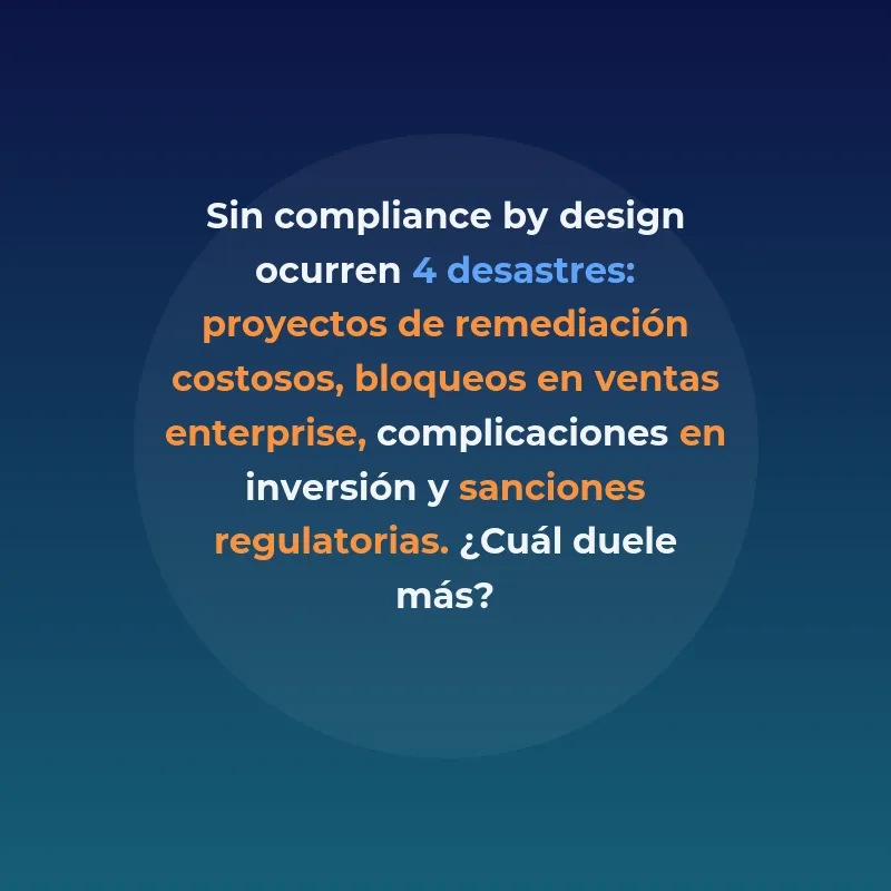 Compliance by Design: cómo integrar legal y fiscal desde el - La estrategia que evita refactorizaciones costosas y acelera ventas enterprise - Carousel Image