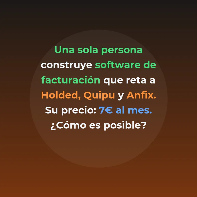 Contix: cómo un proyecto de una sola persona reta a Holded, Quipu y Anfix con IA y un precio de 7 € - Un programa de facturación español con IA integrada desafía a competidores con precio único de 7€ mensuales - Carousel Image