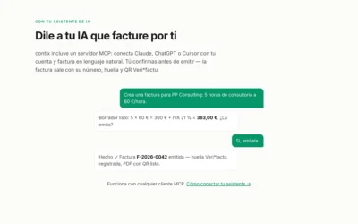 contix lleva la facturación con Veri*factu a ChatGPT y Claude, y abre gratis sus herramientas a cualquier IA
