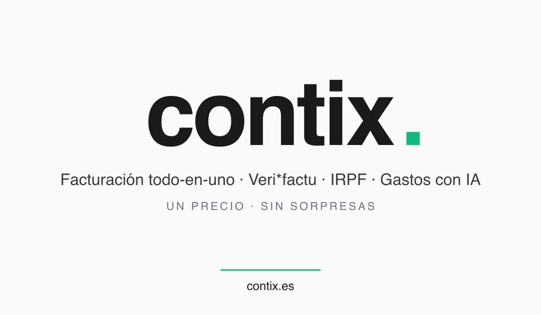 Contix: cómo un proyecto de una sola persona reta a Holded, Quipu y Anfix con IA y un precio de 7 €