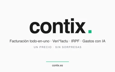 Contix: cómo un proyecto de una sola persona reta a Holded, Quipu y Anfix con IA y un precio de 7 €