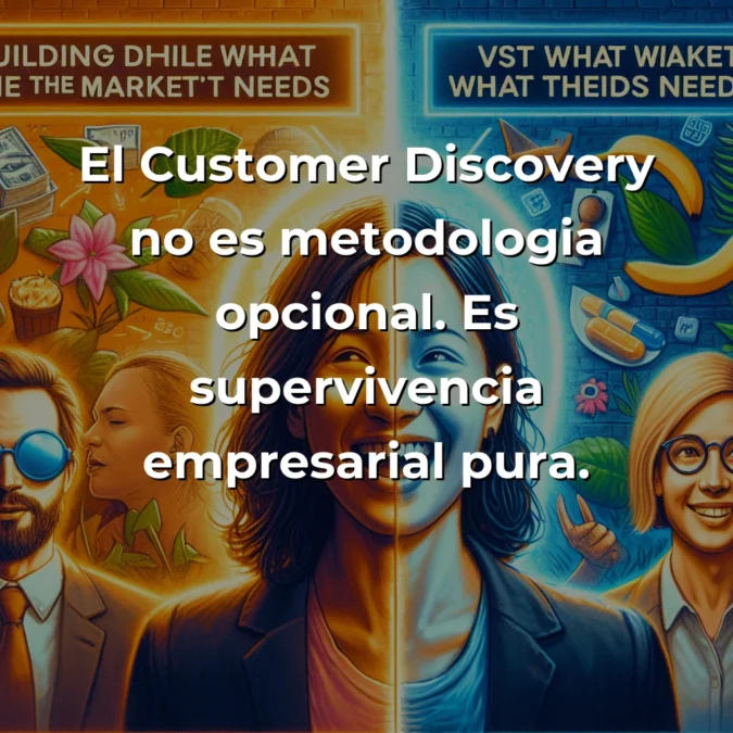 Customer Discovery: Por qué tu startup fracasará si no descubres a tu cliente real – Carousel Image