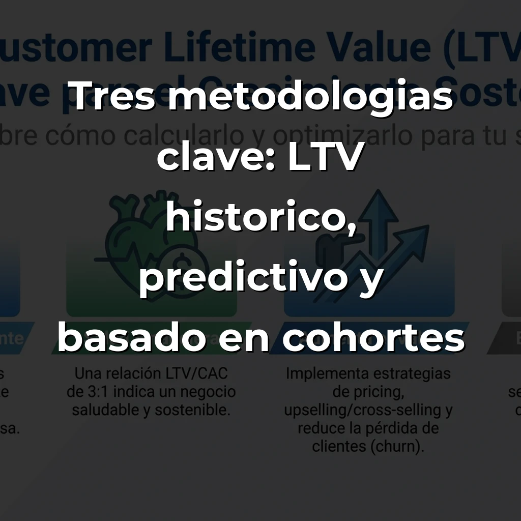 Customer Lifetime Value (LTV): Cómo Calcular y Optimizar el Valor de Vida del Cliente - Metodologías, aplicaciones estratégicas y frameworks para maximizar esta métrica fundamental en startups - Carousel Image