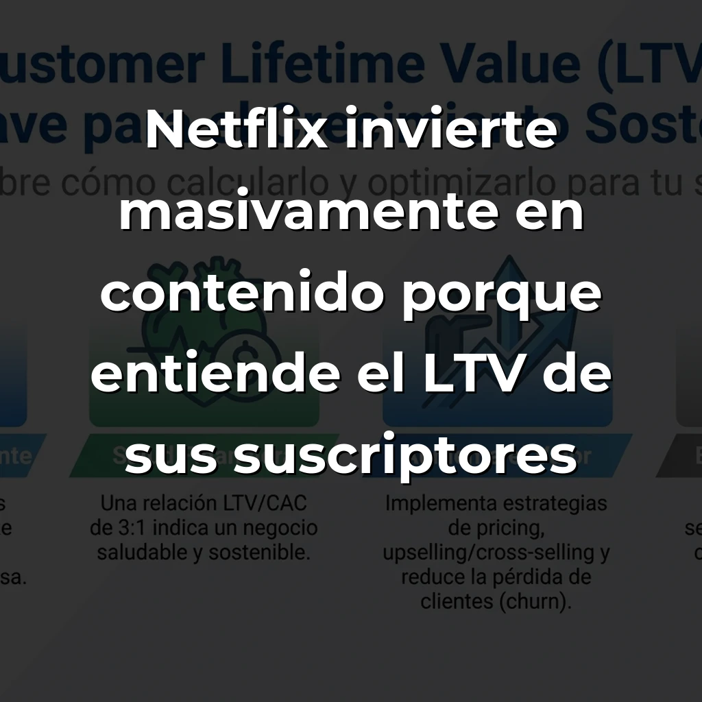 Customer Lifetime Value (LTV): Cómo Calcular y Optimizar el Valor de Vida del Cliente - Metodologías, aplicaciones estratégicas y frameworks para maximizar esta métrica fundamental en startups - Carousel Image