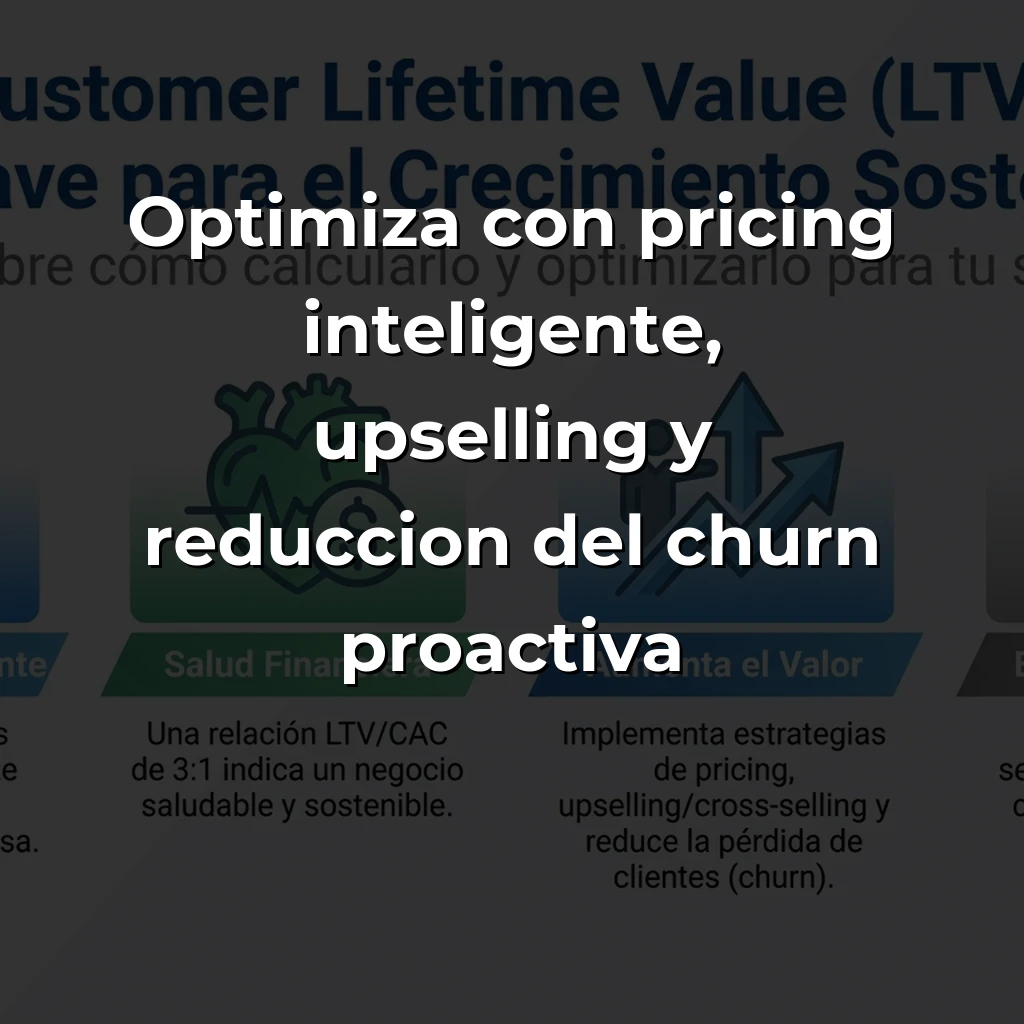 Customer Lifetime Value (LTV): Cómo Calcular y Optimizar el Valor de Vida del Cliente - Metodologías, aplicaciones estratégicas y frameworks para maximizar esta métrica fundamental en startups - Carousel Image