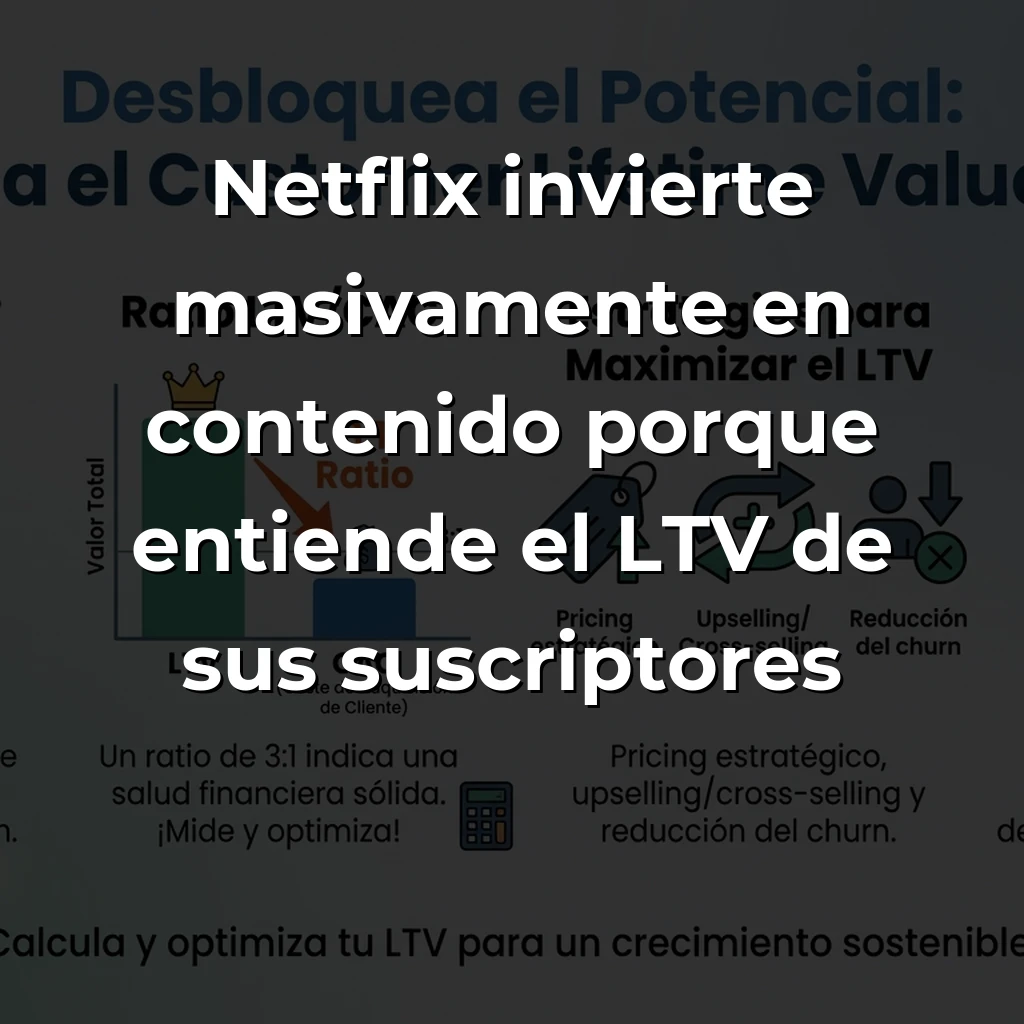 Customer Lifetime Value (LTV): Cómo Calcular y Optimizar el Valor de Vida del Cliente - Metodologías, aplicaciones estratégicas y frameworks para maximizar esta métrica fundamental en startups - Carousel Image