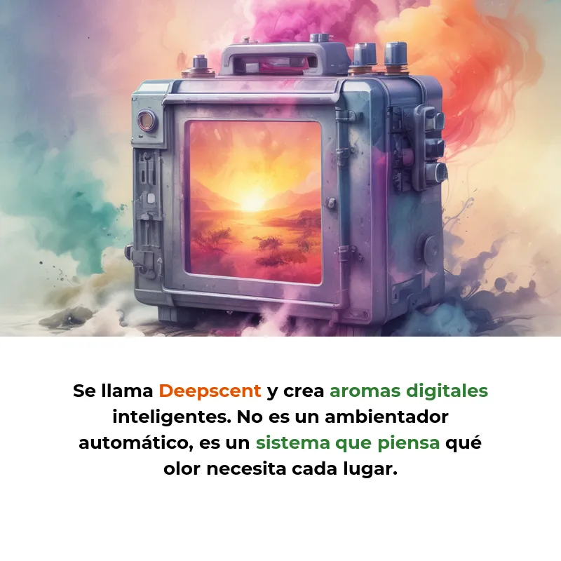 Deepscent: Aromas que cambian solos según el espacio gracias a inteligencia artificial - Una startup coreana usa IA para crear olores digitales que se adaptan automáticamente a tiendas, hoteles y centros de bienestar - Carousel Image
