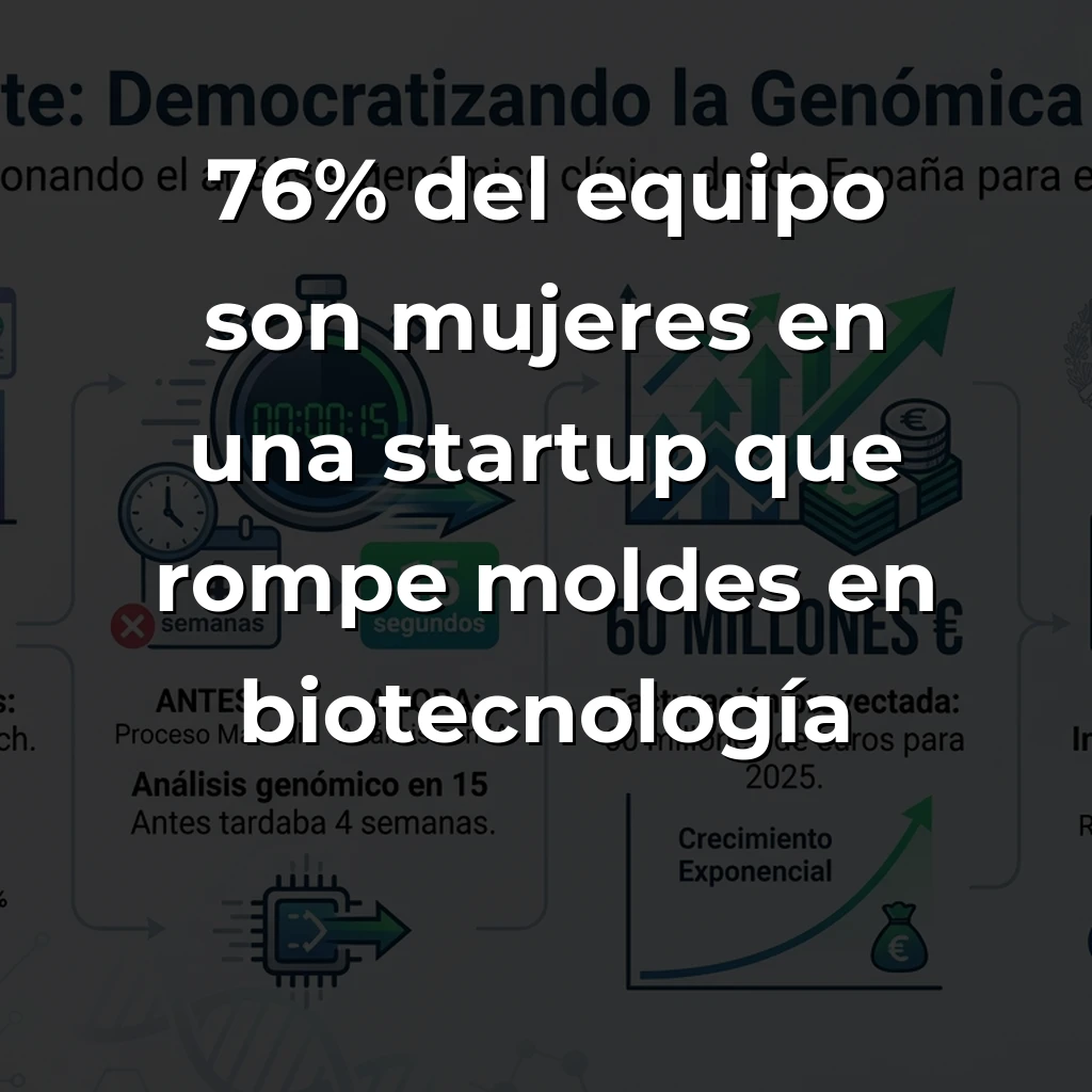Duponte: La startup sevillana que democratiza la genómica clínica con inteligencia artificial - De cuatro semanas a 15 segundos: cómo esta biotecnológica está poniendo el análisis genético en manos de cualquier médico - Carousel Image