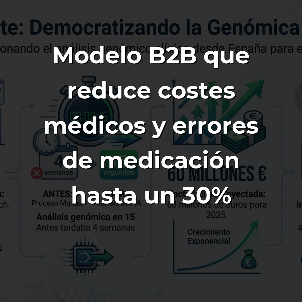 Duponte: La startup sevillana que democratiza la genómica clínica con inteligencia artificial - De cuatro semanas a 15 segundos: cómo esta biotecnológica está poniendo el análisis genético en manos de cualquier médico - Carousel Image