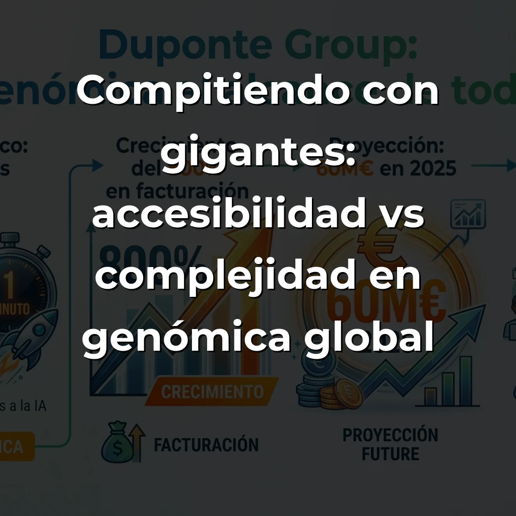 Duponte Group: La startup sevillana que democratiza la genómica clínica con IA - De cuatro semanas de análisis manual a un minuto automatizado: así está revolucionando la medicina de precisión desde Sevilla - Carousel Image