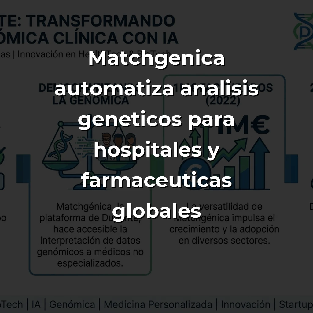 Duponte: La startup sevillana que democratiza genómica clínica con IA - Dos colombianas reducen de 500 días a cero el análisis genómico que transforma diagnósticos personalizados - Carousel Image