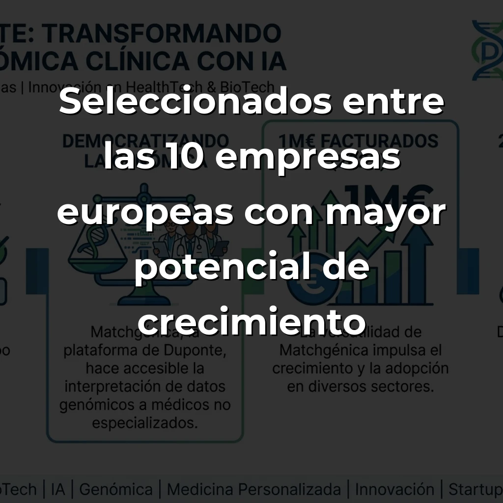 Duponte: La startup sevillana que democratiza genómica clínica con IA - Dos colombianas reducen de 500 días a cero el análisis genómico que transforma diagnósticos personalizados - Carousel Image