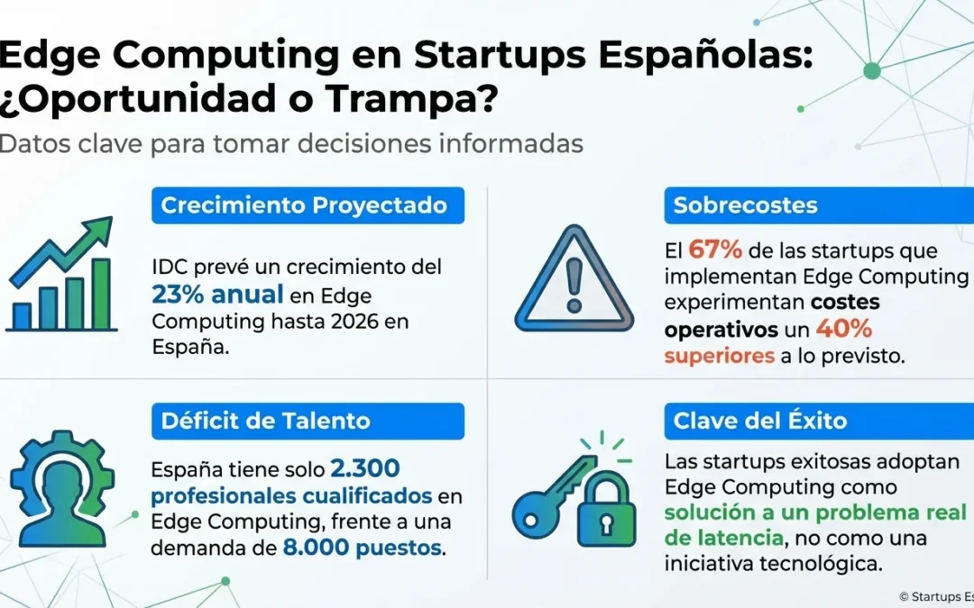 Edge Computing en Startups Españolas: ¿Revolución Necesaria o Trampa Costosa? - edge computing España, startups tecnología, infraestructura edge, Barbara IoT, Ficosterra, Telefónica inversión, latencia reducción, profesionales cualificados, costes operativos