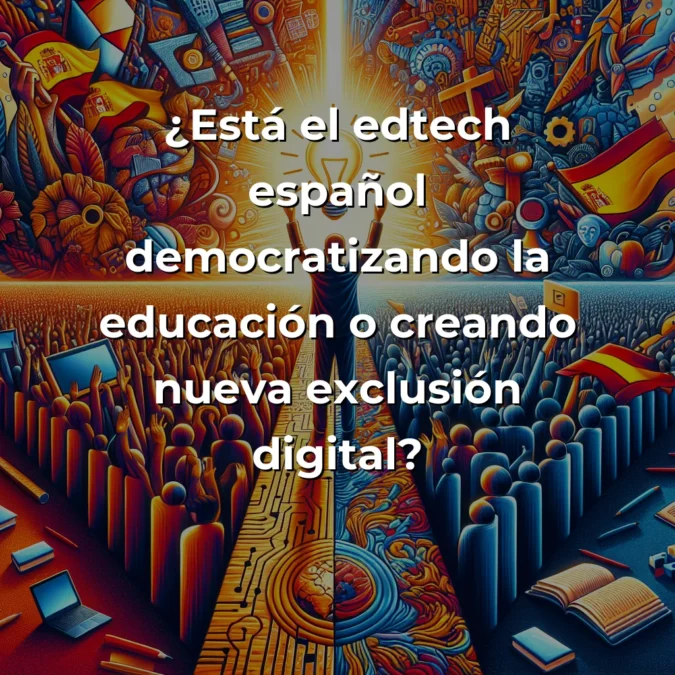 El espejismo del edtech: ¿revolución educativa o nueva forma de exclusión digital en España? – Carousel Image