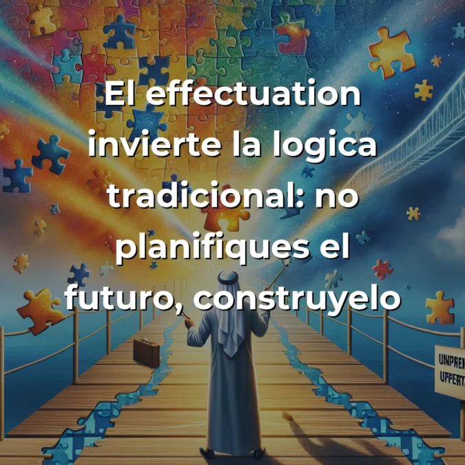 Effectuation: Por qué los emprendedores exitosos no planifican el futuro (lo construyen) – Carousel Image