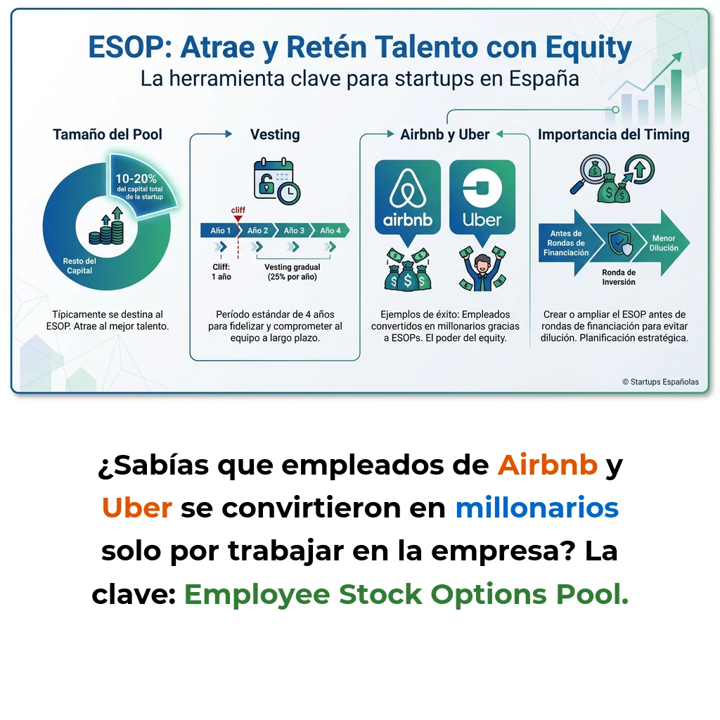 Employee Stock Options Pool: Cómo Funciona la Reserva de Equity para Empleados - La herramienta que permite a las startups competir por talento mediante participación accionaria - Carousel Image