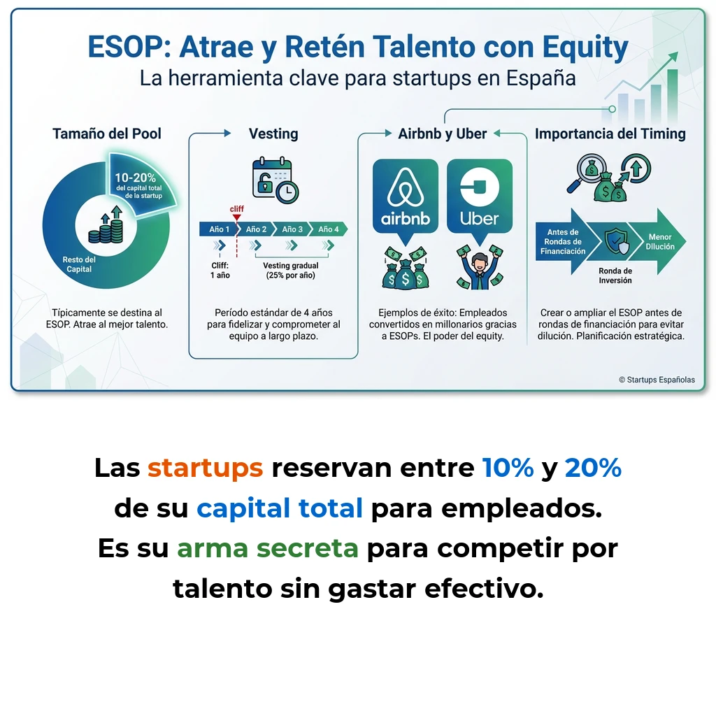 Employee Stock Options Pool: Cómo Funciona la Reserva de Equity para Empleados - La herramienta que permite a las startups competir por talento mediante participación accionaria - Carousel Image