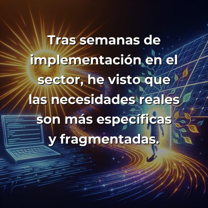 Idea de AI Agent: Asistente para Proyectos de Energías Renovables - Un Análisis desde las Trincheras de la Implementación - ⚡ Promesas vs. Realidad: Lo que he aprendido integrando IA en el sector energético esta semana - Carousel Image