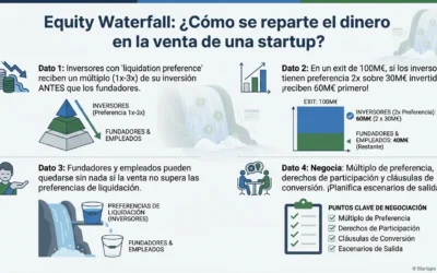 Equity Waterfall: Cómo Se Distribuye el Dinero en Exits de Startups