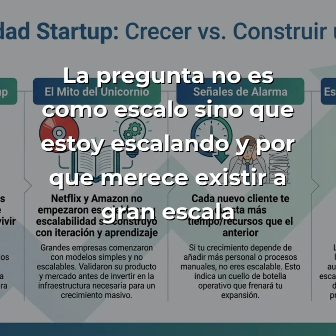 Escalabilidad: La diferencia entre crecer y construir un imperio – Carousel Image