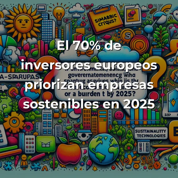 ESG en startups españolas: ¿ventaja competitiva o lastre económico en 2025? – Carousel Image