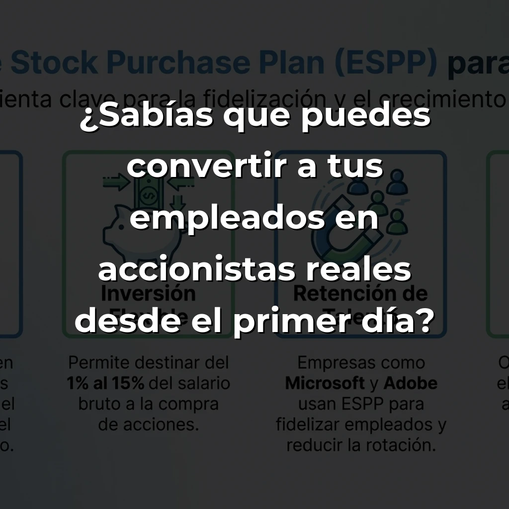 Employee Stock Purchase Plan (ESPP): Herramienta de Retención para Startups - Cómo los planes de compra de acciones transforman empleados en accionistas reales - Carousel Image