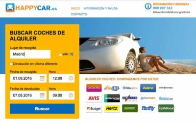 HAPPYCAR.es comparador de precios de coches de alquiler