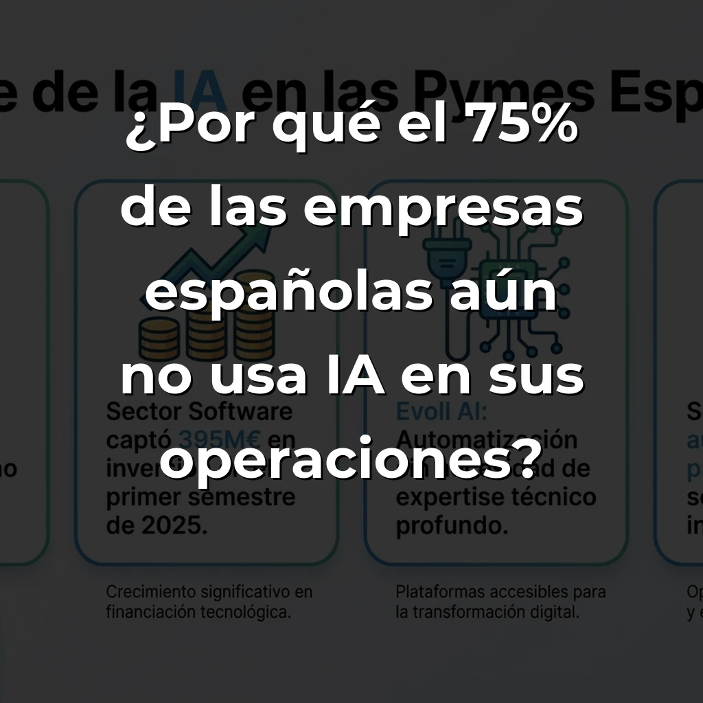 Evoll AI: La Startup Española Que Lleva la Automatización con IA a las Empresas Que Más Lo Necesitan - Mientras los gigantes lanzan modelos de IA impresionantes pero inaccesibles, esta startup española construye el puente que las pymes necesitan para automatizar procesos sin contratar ingenieros. - Carousel Image
