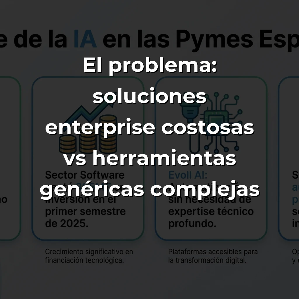 Evoll AI: La Startup Española Que Lleva la Automatización con IA a las Empresas Que Más Lo Necesitan - Mientras los gigantes lanzan modelos de IA impresionantes pero inaccesibles, esta startup española construye el puente que las pymes necesitan para automatizar procesos sin contratar ingenieros. - Carousel Image