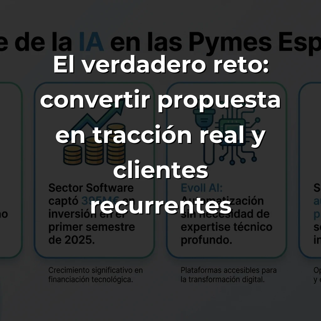 Evoll AI: La Startup Española Que Lleva la Automatización con IA a las Empresas Que Más Lo Necesitan - Mientras los gigantes lanzan modelos de IA impresionantes pero inaccesibles, esta startup española construye el puente que las pymes necesitan para automatizar procesos sin contratar ingenieros. - Carousel Image