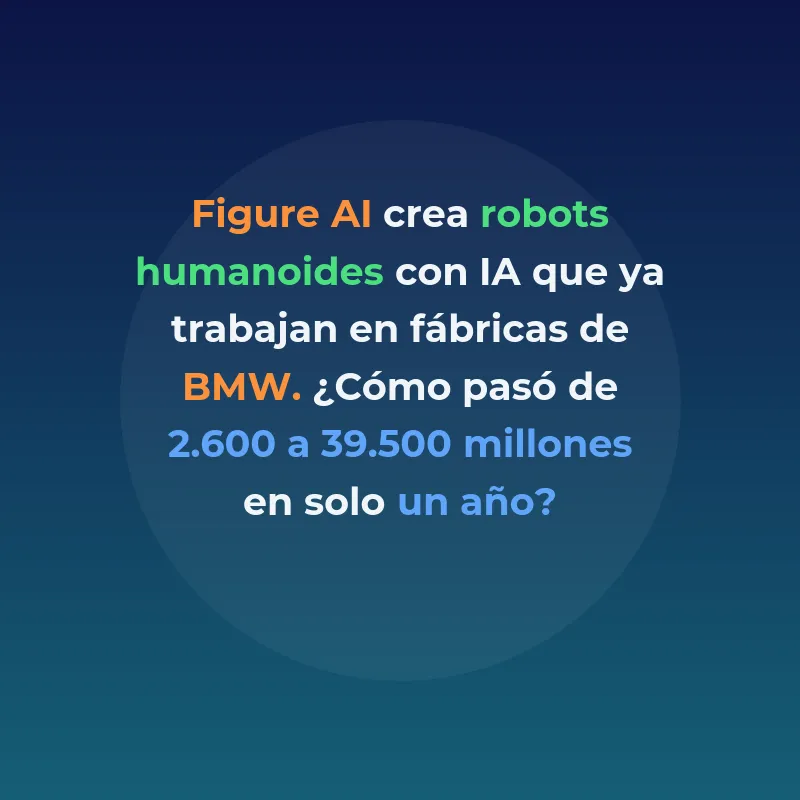 Figure AI: Robots humanoides que ya trabajan en fábricas de BMW - La startup californiana que pasó de 2.600 a 39.500 millones de dólares en un año desarrollando robots con inteligencia artificial para la industria - Carousel Image