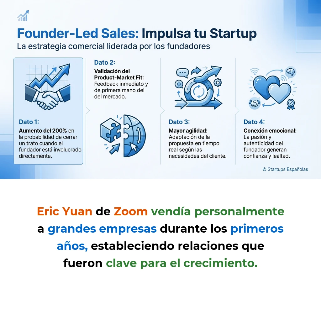 Founder-Led Sales: La Estrategia Comercial de los Fundadores en Startups - Cómo los fundadores lideran las ventas en etapas tempranas y cuándo hacer la transición - Carousel Image