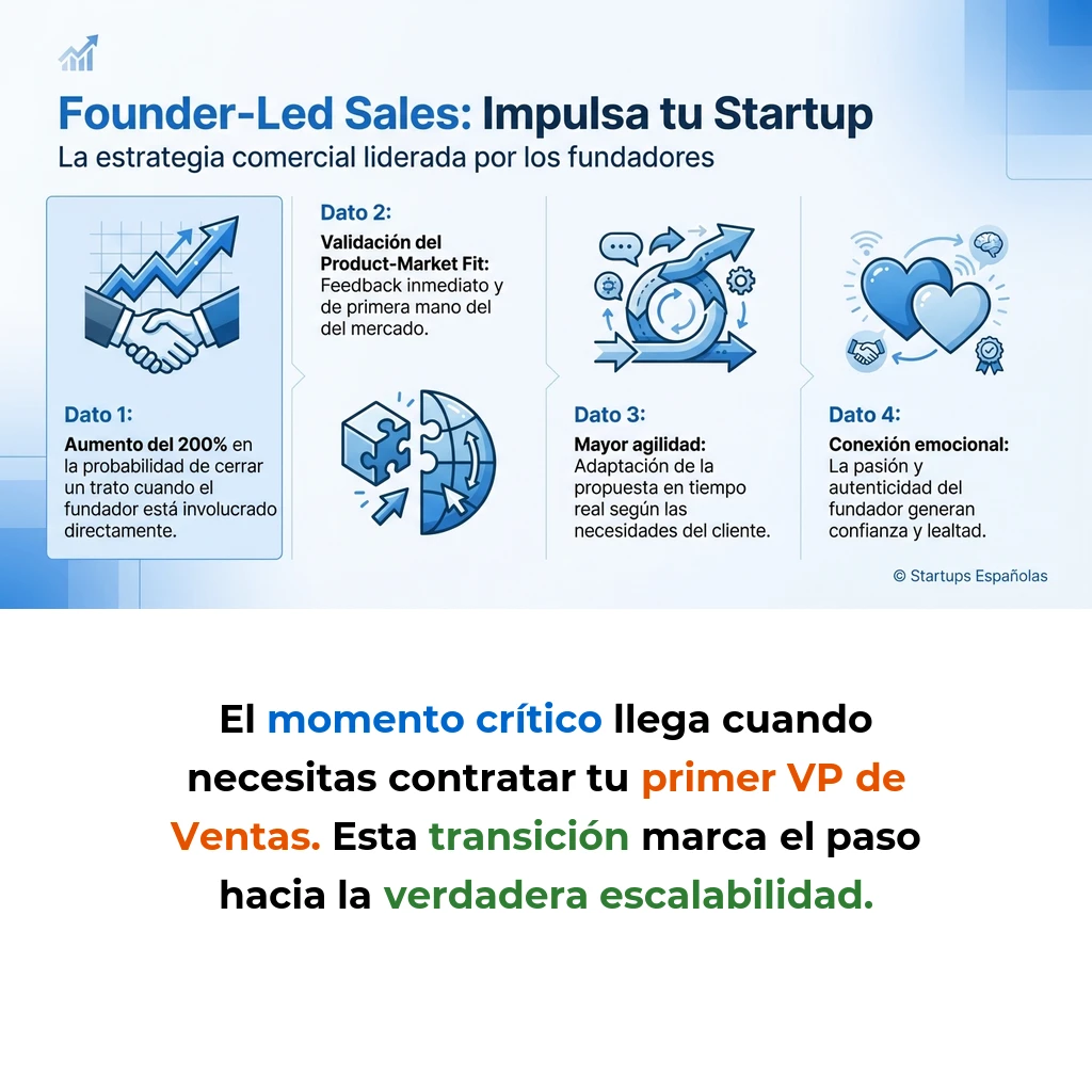 Founder-Led Sales: La Estrategia Comercial de los Fundadores en Startups - Cómo los fundadores lideran las ventas en etapas tempranas y cuándo hacer la transición - Carousel Image