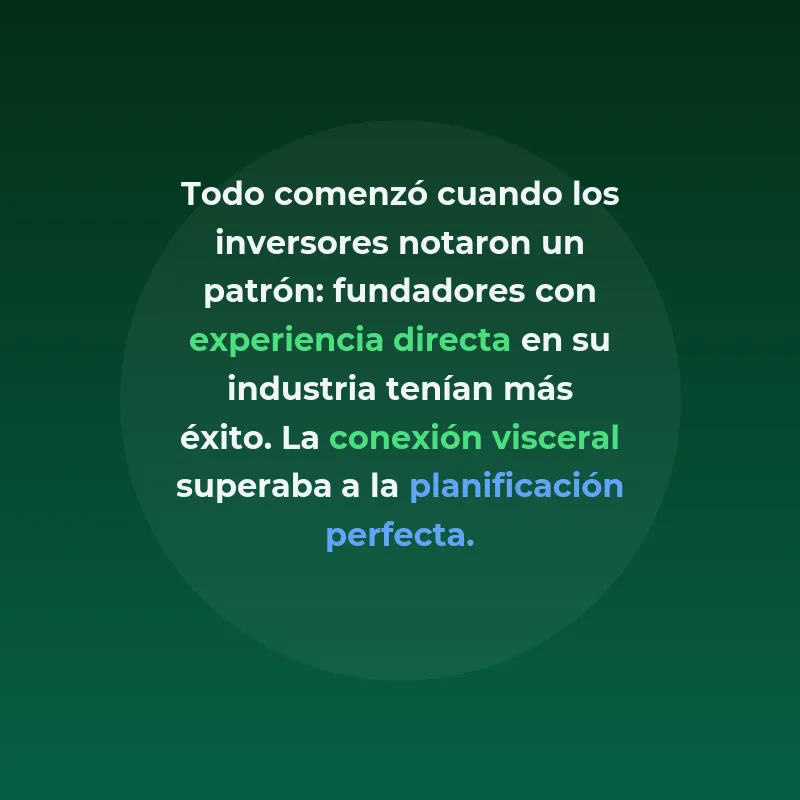 Founder-Market Fit: Por qué la alineación fundador-mercado predice mejor el éxito que el producto - El concepto que está transformando cómo los inversores evalúan startups en etapas tempranas - Carousel Image