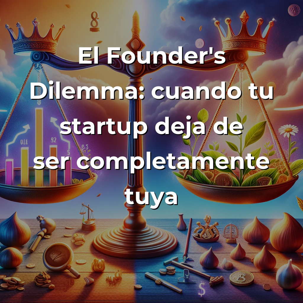 El Founder's Dilemma: Por qué ceder control puede ser la mejor decisión de tu startup - ⚖️ El momento crítico en que todo emprendedor debe elegir entre mantener el poder absoluto o escalar de verdad - Carousel Image