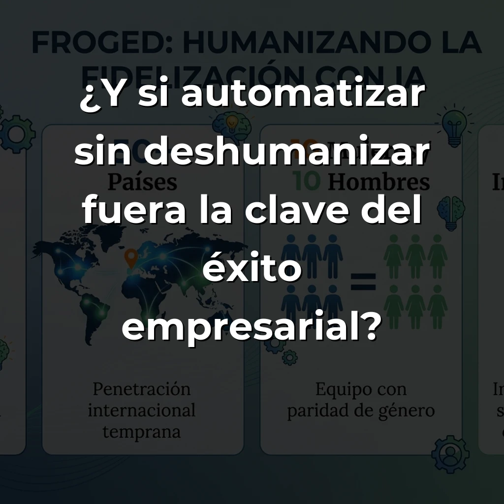 Froged: La startup malagueña que humaniza la fidelización de clientes con IA - Desde Málaga, esta plataforma omnicanal integra onboarding, soporte y engagement con una filosofía contraintuitiva: automatizar sin deshumanizar. - Carousel Image