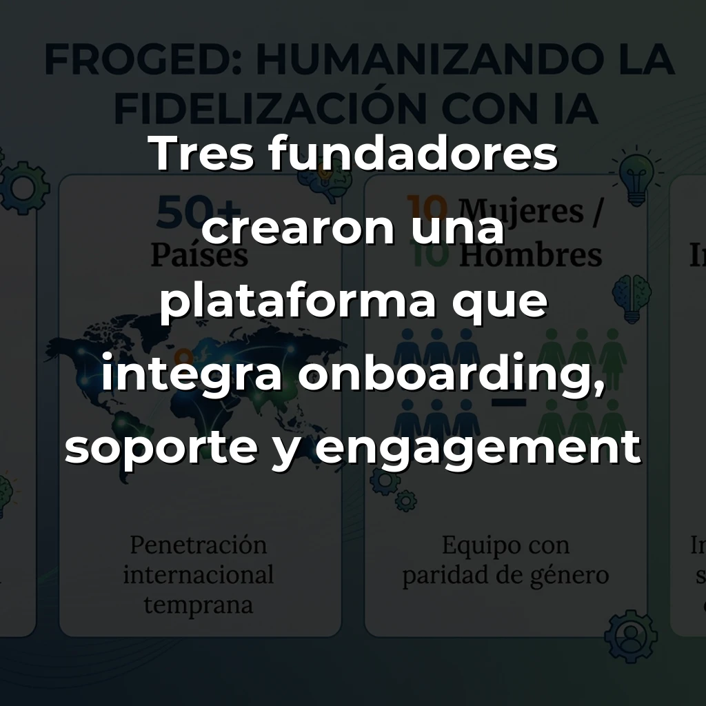 Froged: La startup malagueña que humaniza la fidelización de clientes con IA - Desde Málaga, esta plataforma omnicanal integra onboarding, soporte y engagement con una filosofía contraintuitiva: automatizar sin deshumanizar. - Carousel Image