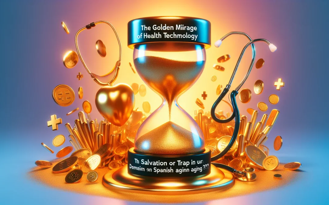 El espejismo dorado del healthtech: ¿salvación o trampa para el envejecimiento español? - healthtech España, envejecimiento activo, startups sanitarias, silver economy, Qida, HumanITcare, demografía española, tecnología médica, IA sanitaria, brecha digital mayores