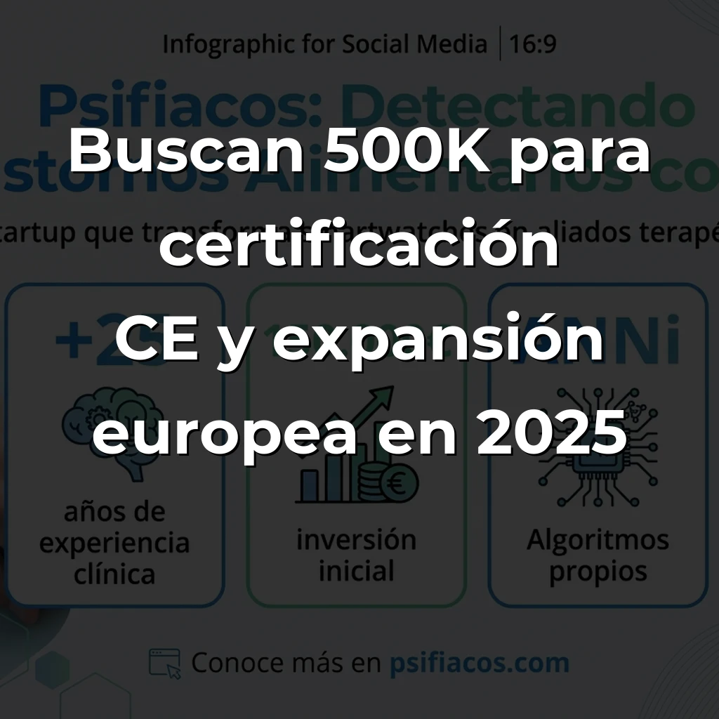 Psifiacos: La startup española que convierte relojes inteligentes en detectores de trastornos alimentarios - Con algoritmos propios y Samsung como aliado, esta healthtech previene crisis de anorexia y bulimia antes de que ocurran - Carousel Image