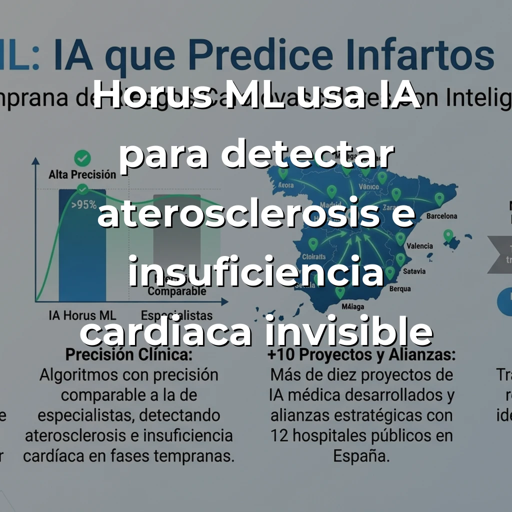 Horus ML: La startup española que detecta infartos antes de que ocurran - Esta empresa madrileña usa IA para identificar riesgos cardiovasculares invisibles, y ya está salvando vidas en 12 hospitales españoles - Carousel Image