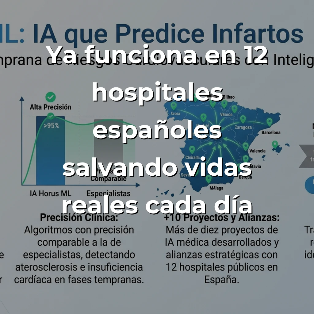 Horus ML: La startup española que detecta infartos antes de que ocurran - Esta empresa madrileña usa IA para identificar riesgos cardiovasculares invisibles, y ya está salvando vidas en 12 hospitales españoles - Carousel Image