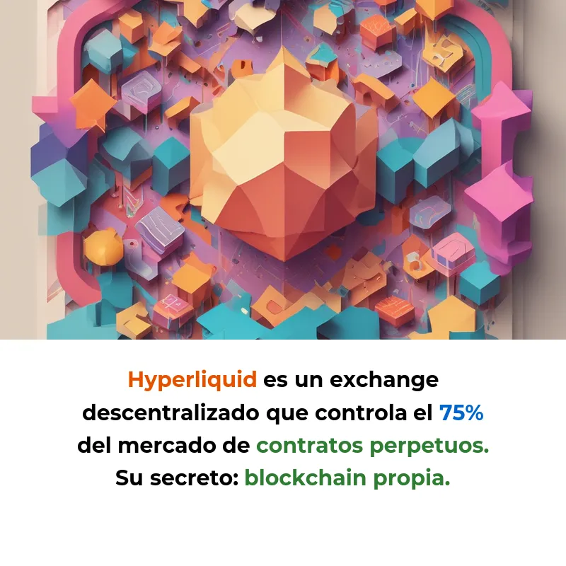 Hyperliquid: El exchange descentralizado que mueve 1.600 millones diarios sin inversores tradicionales - Construyó su propia blockchain para trading ultrarrápido y controla el 75% del mercado de perpetuos descentralizados - Carousel Image