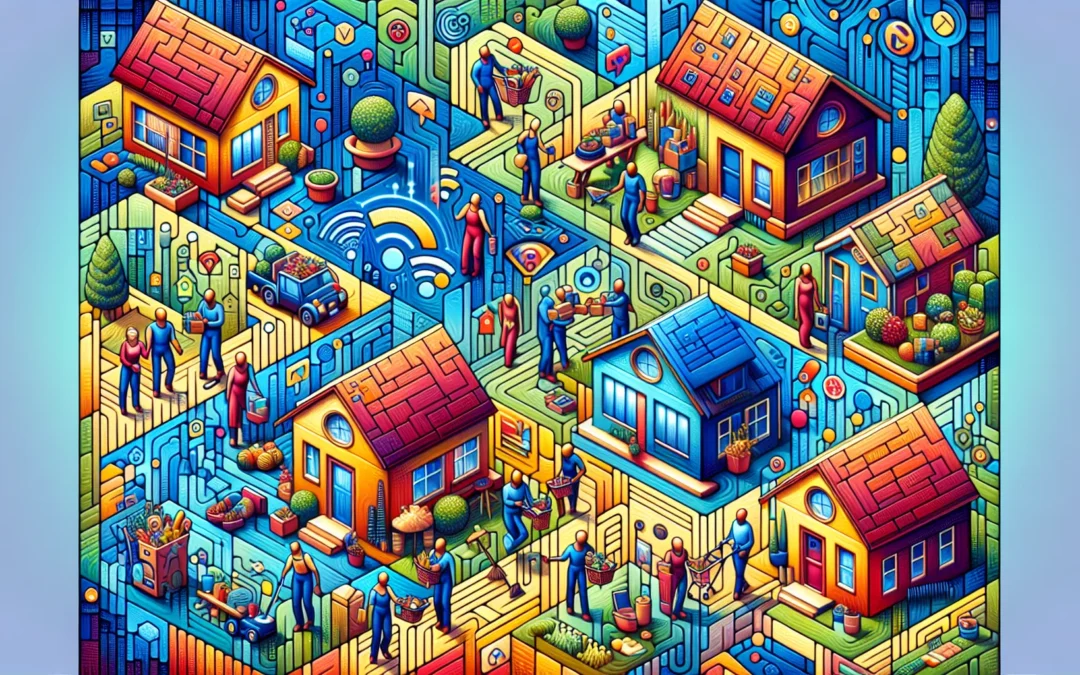 Idea de Negocio: Una app para que los vecinos se ayuden con tareas domésticas - app servicios domésticos, plataforma vecinos, economía colaborativa, marketplace local, servicios entre vecinos, ayuda doméstica, tareas del hogar