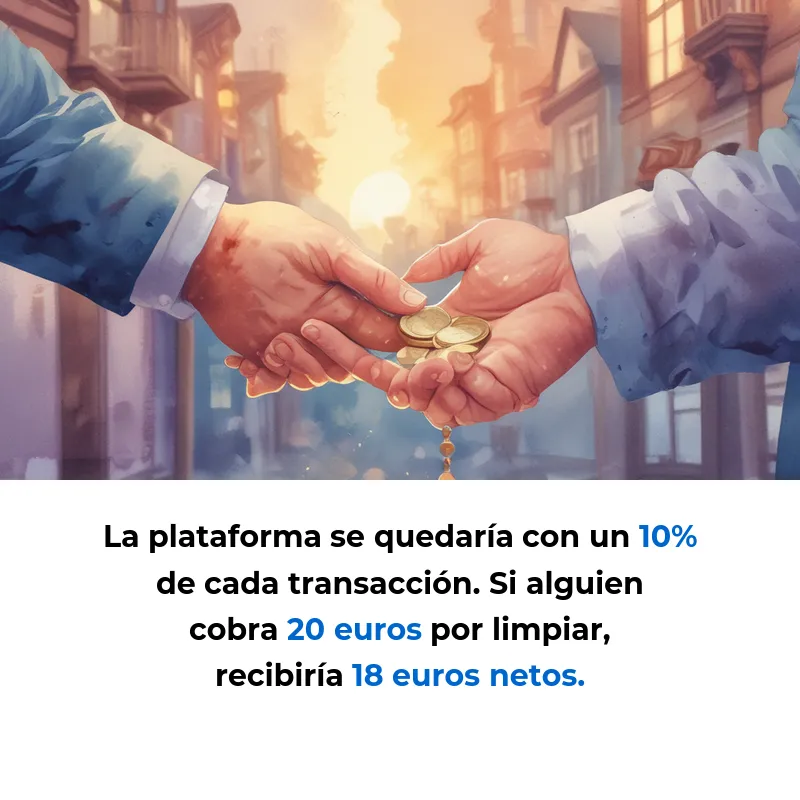 Idea de Negocio: Una app para que los vecinos se ayuden con tareas domésticas - Conectar a personas del mismo barrio para intercambiar servicios de limpieza, compras y cuidados - Carousel Image