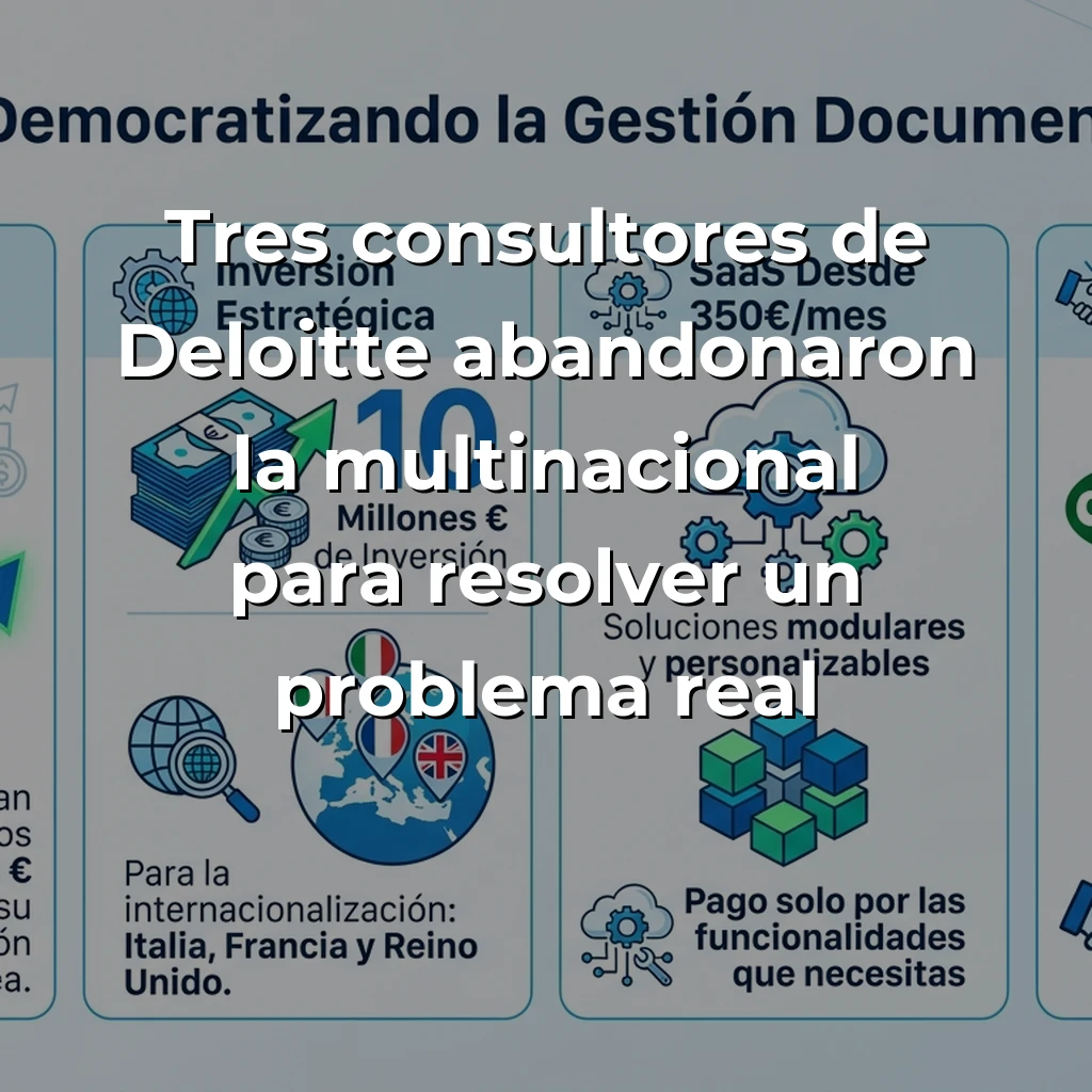 Imperia: La startup valenciana que democratiza la gestión documental inteligente con IA - Tres exconsultores convierten la frustración de las PYMEs con Excel en un SaaS de 1,8M€ que conquista Europa - Carousel Image