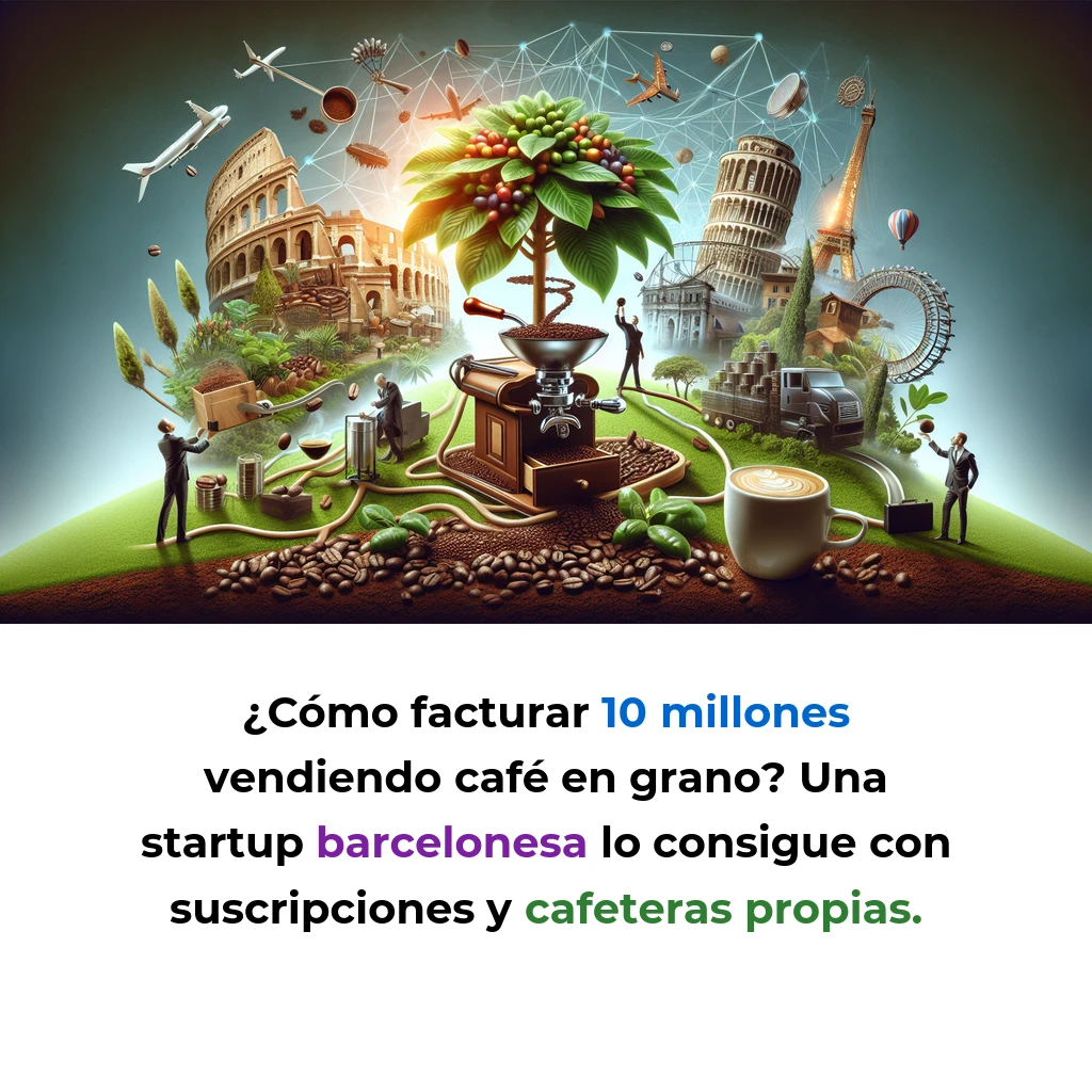 Incapto: La Startup Española que Factura 10 Millones Vendiendo Café en Grano por Suscripción - Cómo tres emprendedores barceloneses están democratizando el café de especialidad con cafeteras propias y un modelo de suscripción que ya opera en cuatro países europeos - Carousel Image