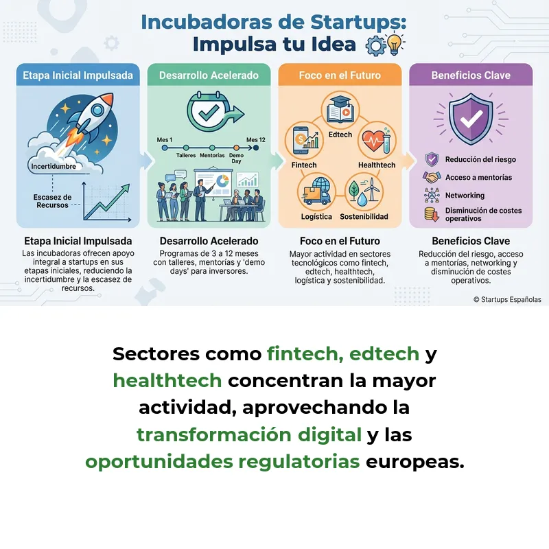 Incubadoras de startups: qué son y cómo funcionan estos programas de apoyo - Organizaciones que acompañan a emprendedores en las fases iniciales del proyecto - Carousel Image