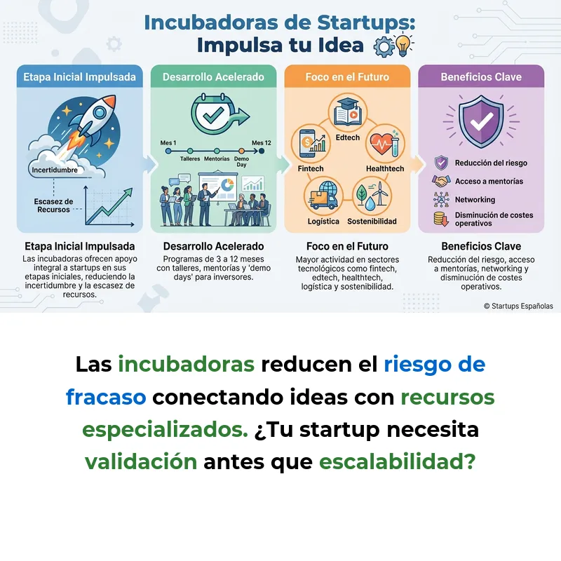 Incubadoras de startups: qué son y cómo funcionan estos programas de apoyo - Organizaciones que acompañan a emprendedores en las fases iniciales del proyecto - Carousel Image